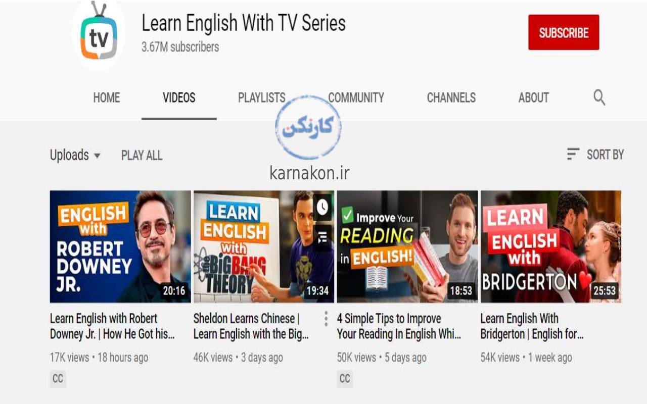 Learn English with TV Series - فیلم آموزش زبان انگلیسی یوتیوب