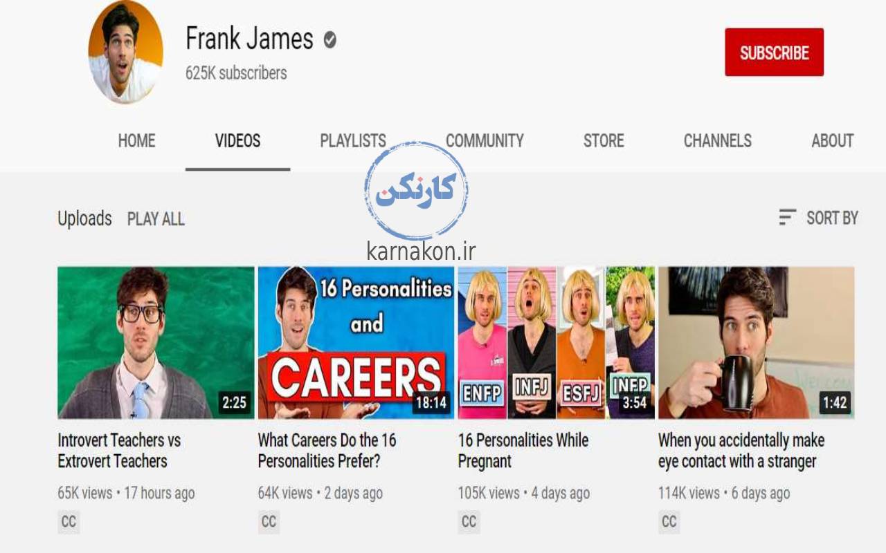 Frank James - آموزش مکالمه زبان انگلیسی یوتیوب