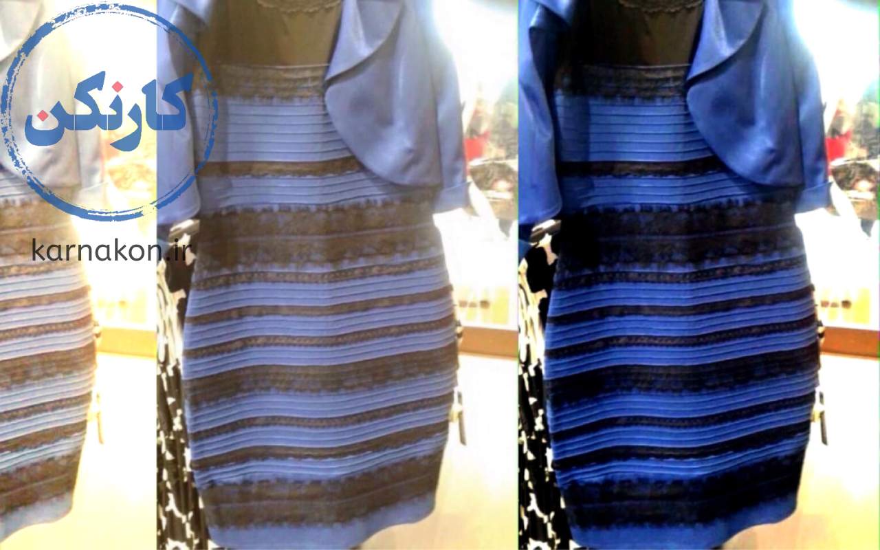 تبلیغات ویروسی بر موج کمپین وایرال شده در مورد تشخیص رنگ یک لباس (آبی/مشکی یا طلایی/سفید)