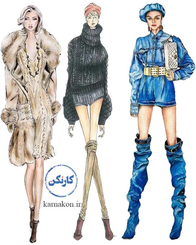 جنس پارچه در طراحی لباس
