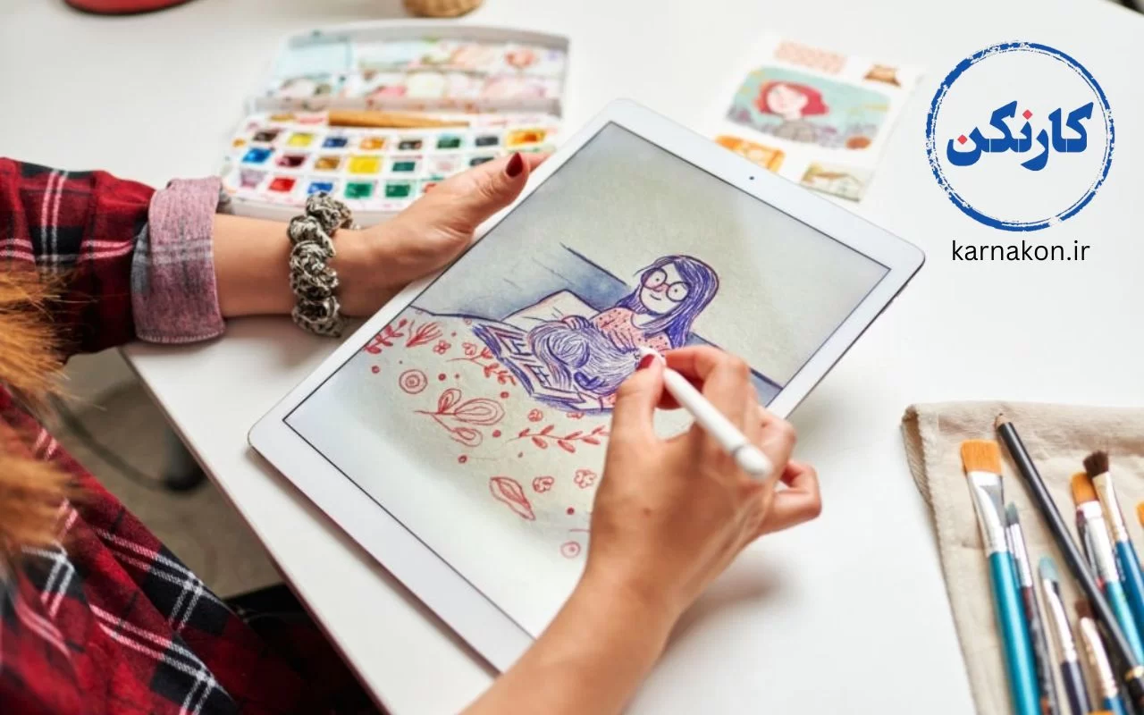 مزیت آموزش دیجیتال آرت نسبت به نقاشی سنتی