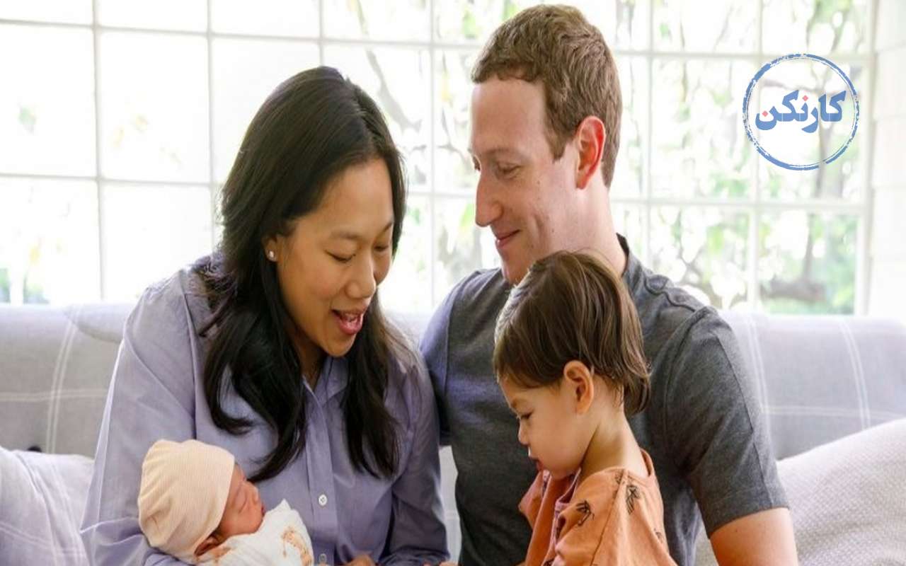 "بنیانگذار فیسبوک"_ "همسر و دخترانش"