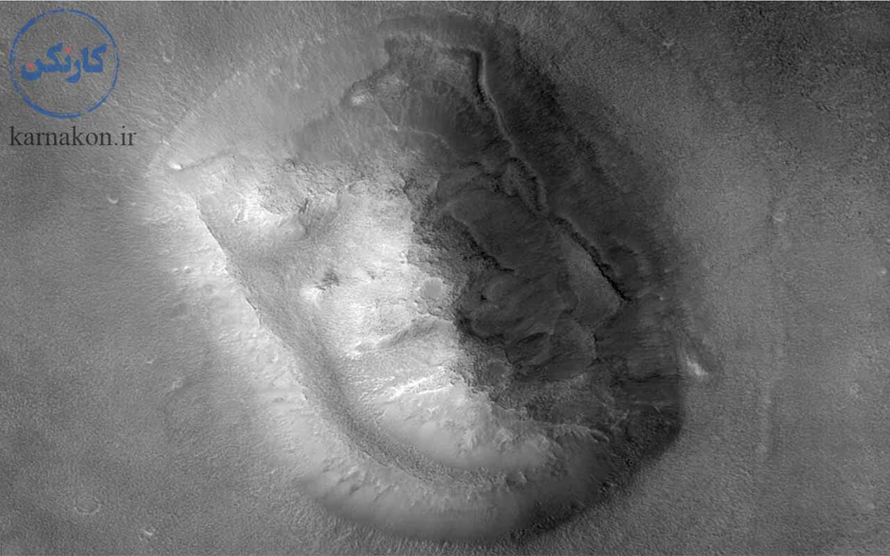 عکس با کیفیت چهره مریخ