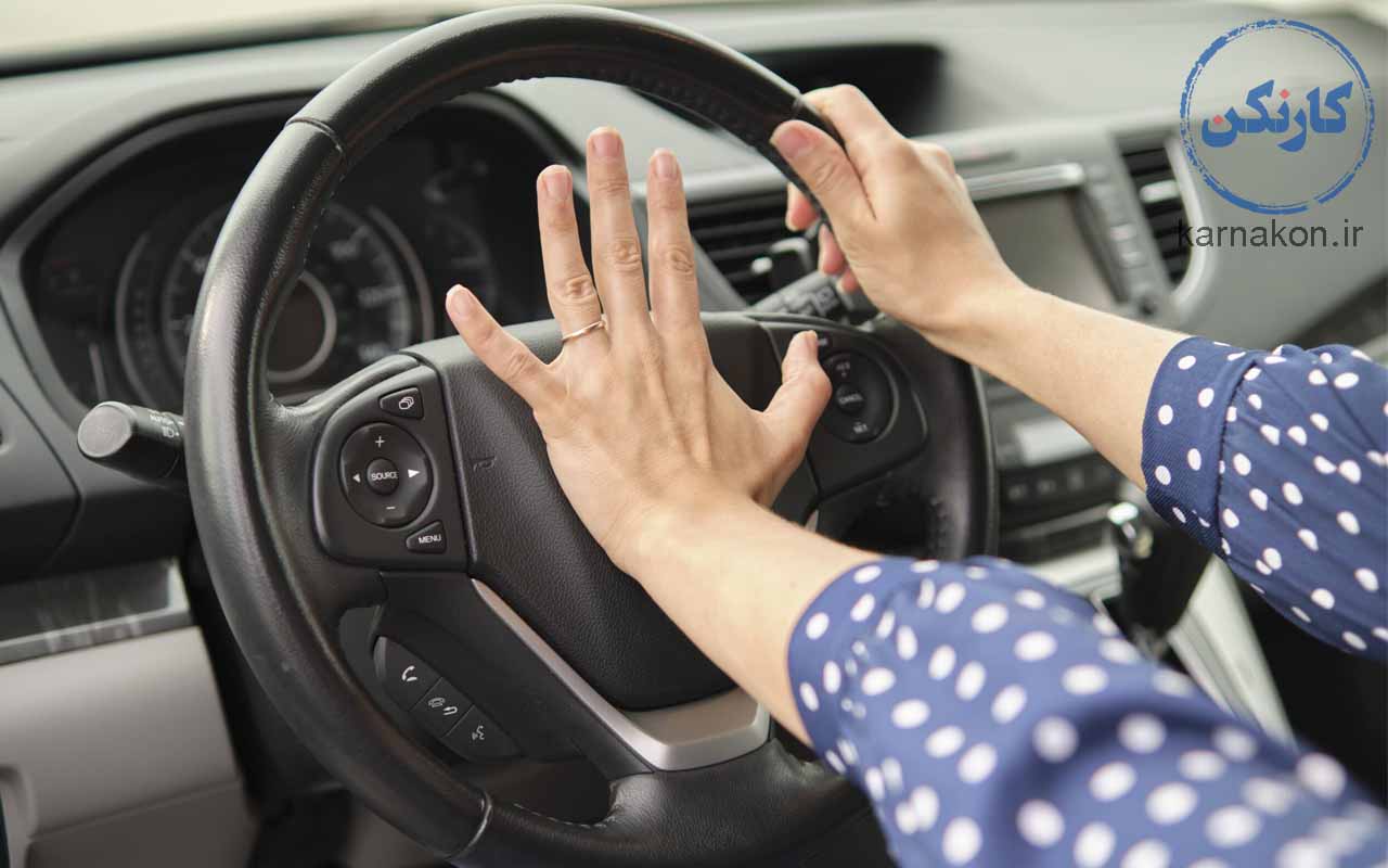فردی که هنگام رانندگی از شدت هیجان و خشم با عصبانیت دست خود را روی بوق گذاشته‌است و قادر به مدیریت هیجان خود نیست. این فرد نیاز به کنترل هیجان زدگی خود دارد.