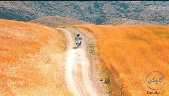 فیلم سینمایی باد ما را خواهد برد اثر عباس  کیارستمی هنرمند مشهور ایرانی