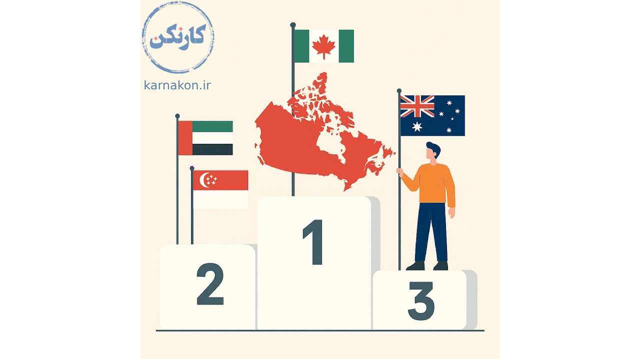 کشورهای برتر بر سکو