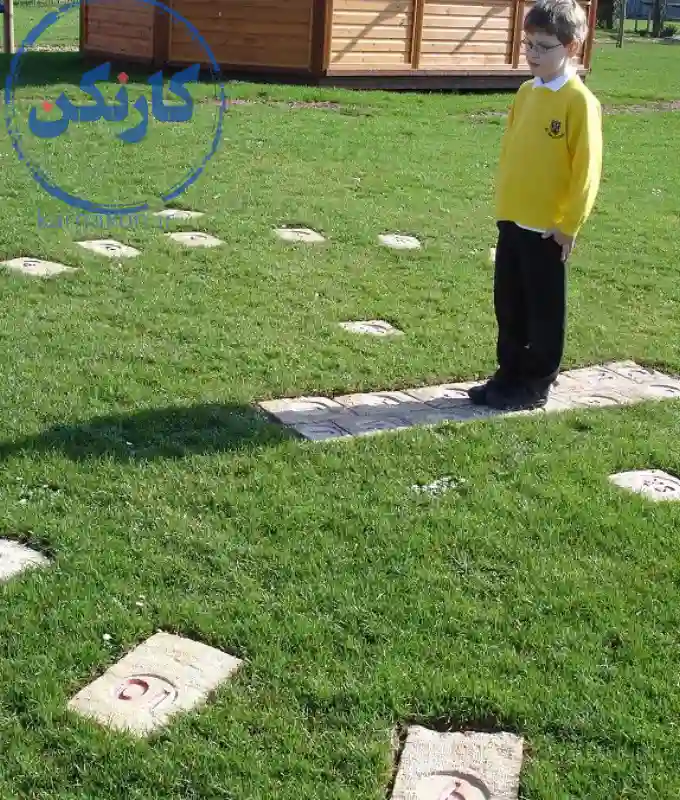 ساعت خورشیدی در مدرسه