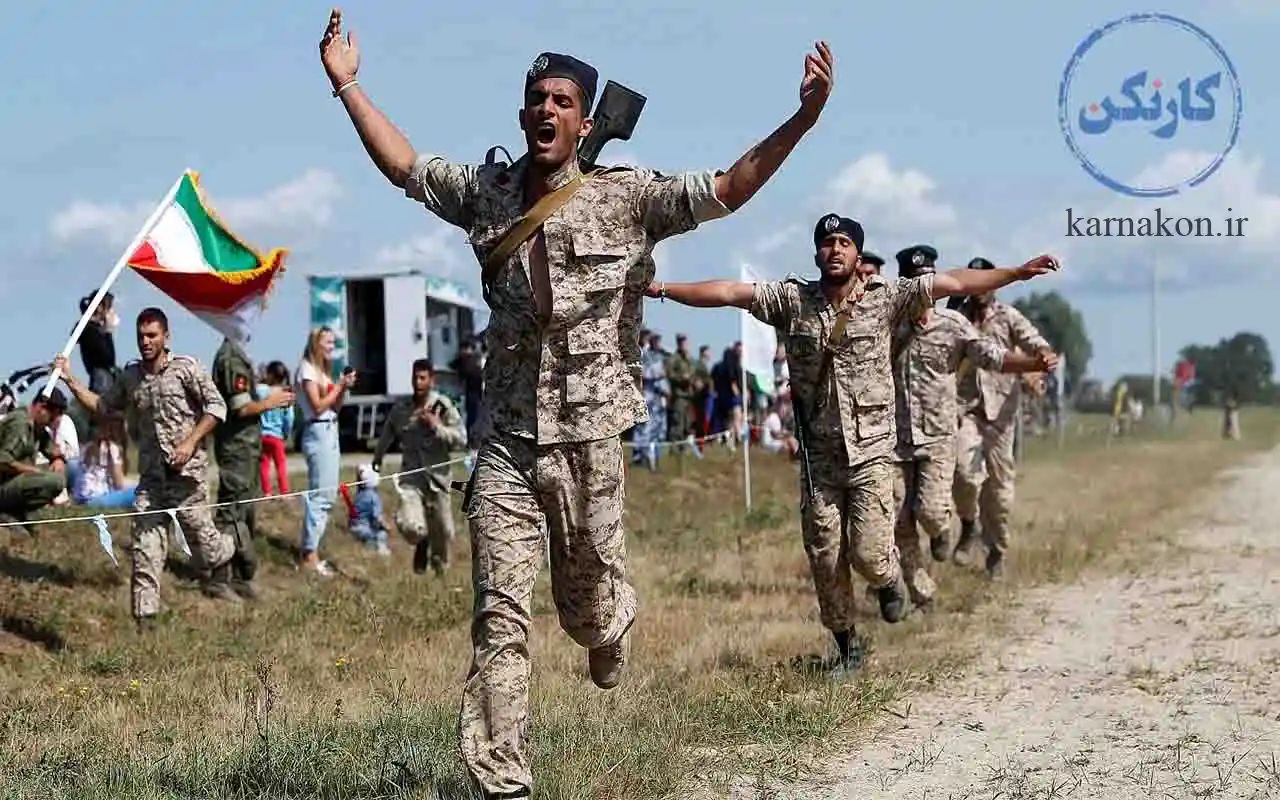 تمرینات ورزشی دانشگاه افسری