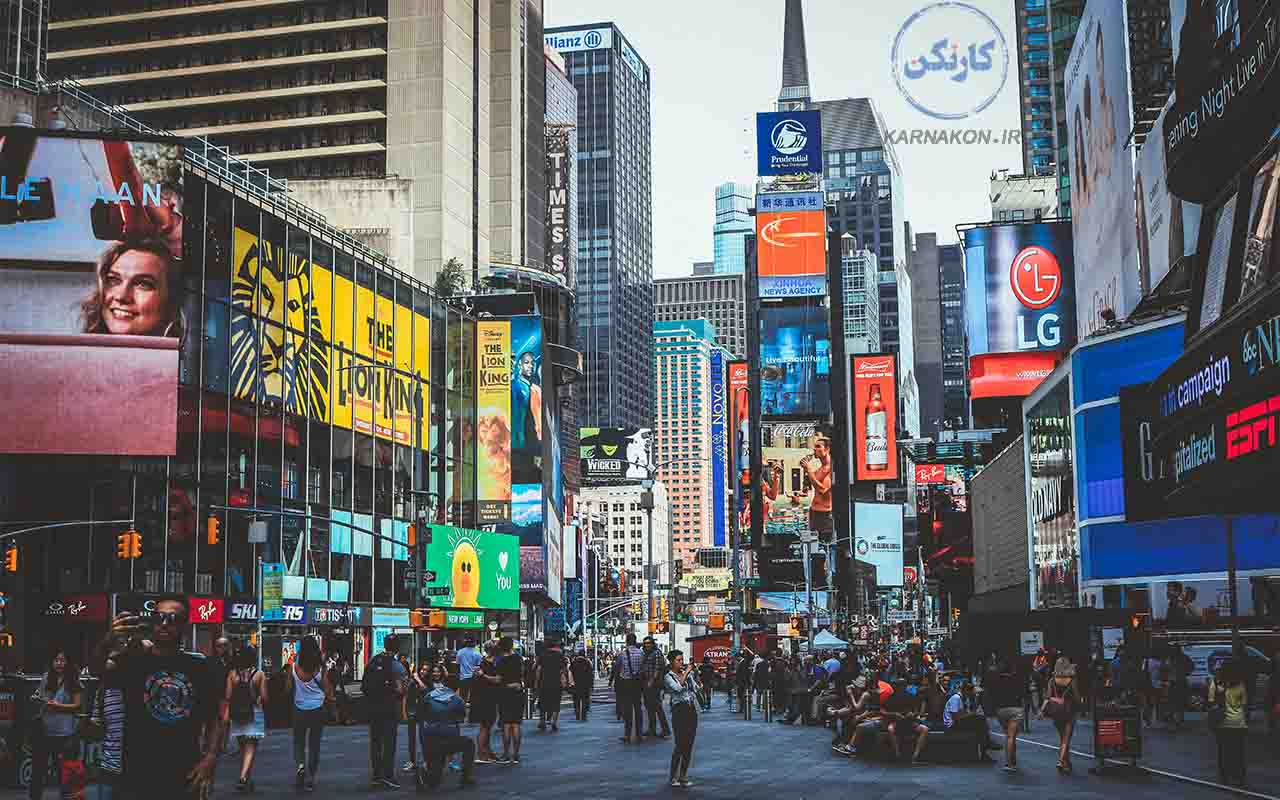 تبلیغات اینترنتی یعنی دیده شدن وسط شلوغترین خیابون دنیا.
