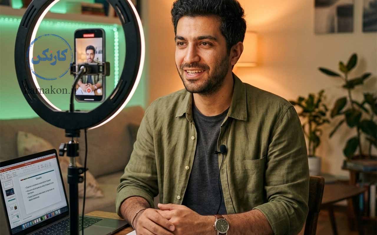 تولید محتوا و آموزش آنلاین برای درآمد بدون کارفرما