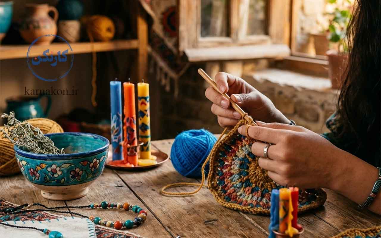 درآمد از صنایع دستی و هنرهای سنتی